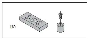 LCN 2030-169 TRACK BUMPER