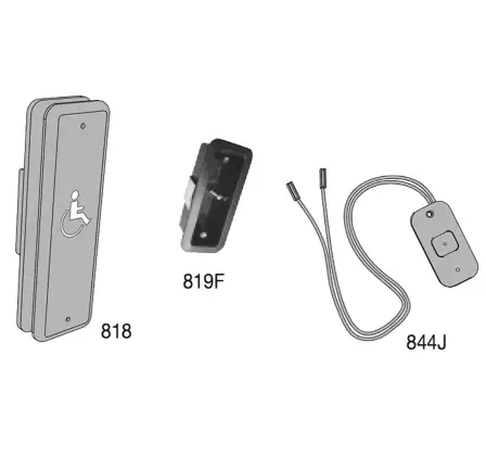 LCN 8310-3818WF Actuator, Wireless, Jamb Flush Mount