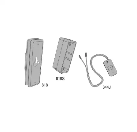 LCN 8310-3818WS Actuator, Wireless, Jamb Surface Mount