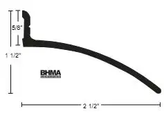 NGP 16A Drip Strip - Clear Anodized Aluminum - 76"