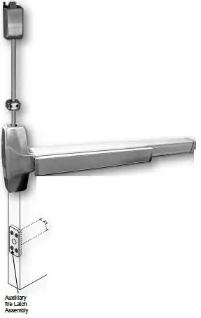 Cal-Royal ALBR7760V / ALBRF7760V Surface Vertical Rod Exit Device Less Bottom Rod