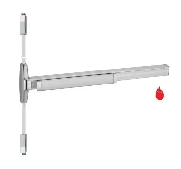 Von Duprin 3327A-EO-F Vertical Rod Exit Device - Fire Rated - Grooved Mechanism Case