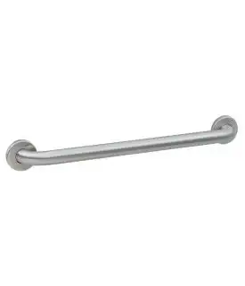 Bobrick B-5806 x 24  Stainless Steel Straight Grab Bars With Snap Flange - 24" (610mm) long,Bobrick B-5806 x 24  Stainless Steel Straight Grab Bars With Snap Flange - 24" (610mm) long