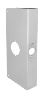 Don-Jo 2-BZ-CW Wrap Around Plate For Cylindrical Lock W/ 2-1/8" hole - Satin Bronze