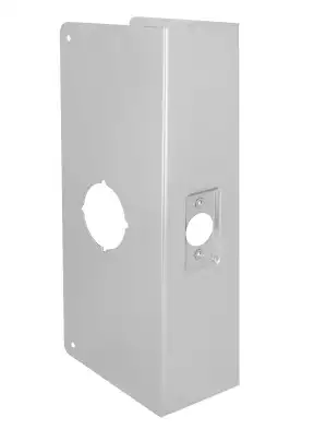 Don-Jo 214-S-CW Wrap Around Plate For Thicker Doors - Satin Stainless Steel