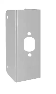 Don-Jo 20-S-FE Wrap Around Plate For Door Reinforcer For Deadbolts & Key-in-knob Locks - Satin Stainless Steel