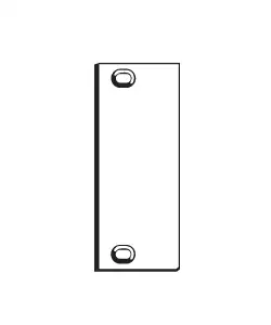 Don-Jo SHF-45 Filler Plate - Door hinge cut out - 4-1/2" x 1-1/2"