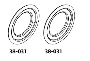 Schlage 38-016, B252 Adapter Kit for 2-1/8" Diameter Hole