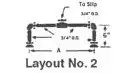 White Racker Wr-917-2-30 Urinal Flush Pipe Outlets