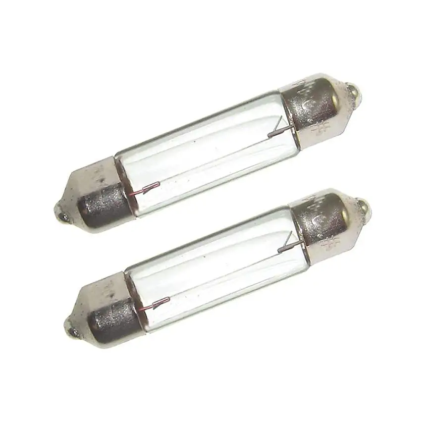 Perko Double Ended Festoon Bulbs 24V 10W .40A Pair (0072DP1CLR)