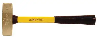 Ampco Safety Tools H-14FG 2 LB. DOUBLE FACE ENG. HAMMER W/FBG. HANDLE