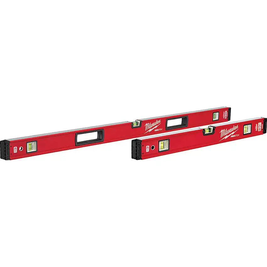 Milwaukee MLBXSM48 24 in./48 in. REDSTICK Magnetic Box Level Set