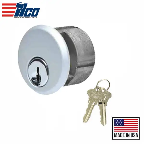 Ilco - Keyed Mortise - Schlage C Keyway - AR Cam - Zinc - KA50 - AL - Aluminum