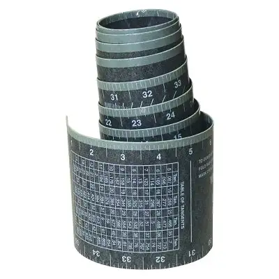 Rap-Around Pipe Template, Large, 4 in W x 4 ft L, Abrasion and Heat Re