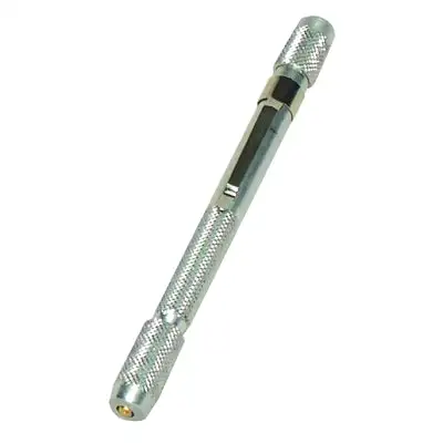 Tip Drill Set, Size 52 to 74, With 12 Even Number Drills and Aluminum Handle with Pocket Clip
