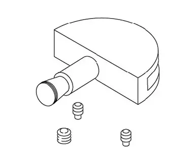 Kohler 1003853-Cp Bracket/Stem Kit - Polished Chrome