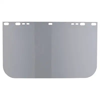Visor, Clear, Unbound, 15-1/2 in L x 9 in H, for Jackson Safety� Head Gear/Cap Adaptors