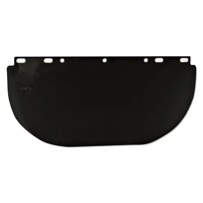 Visor, Dark Green, Unbound, 16-1/2 in L x 8 in H, For Fibre-Metal� Head Gear/Cap Adaptors
