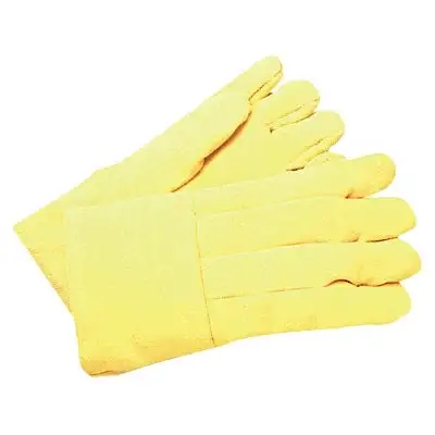 High Heat Wool-Lined Kevlar� Gloves, Large, Yellow