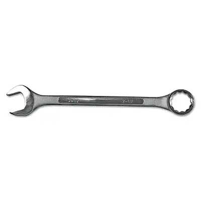 Jumbo Combination Wrench, 2-3/8 in Opening, 24 in L, 12-point, Nickel Chrome Plated Finish