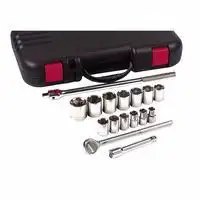 Anchor Brand 07-866 17 Piece Standard Socket Sets, 1/2 in, 12 Point