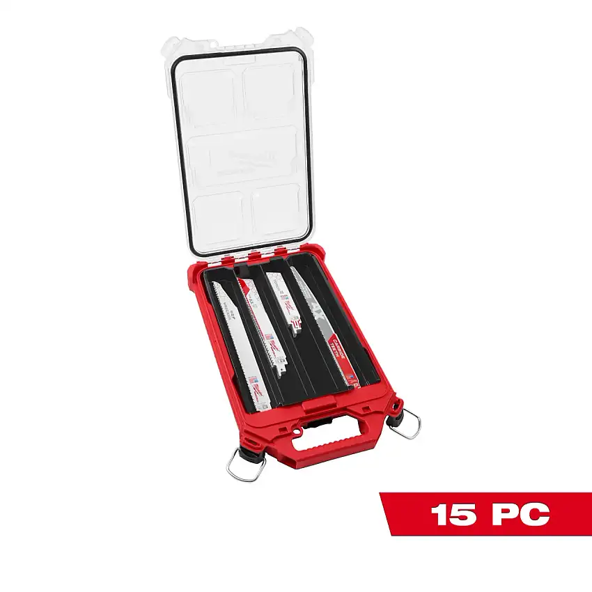 Milwaukee 15 PC IC Sawzall Blade Packout™ Kit (49-22-5641)