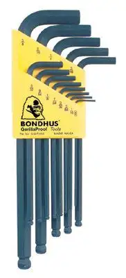 Bondhus 10937 Balldriver L-Wrench Key Set 13 Piece - Inch