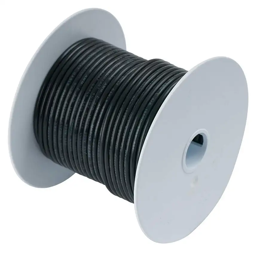 Ancor 25ft Black 2/0AWG Marine Grade Tinned Copper Battery Cable (117002)