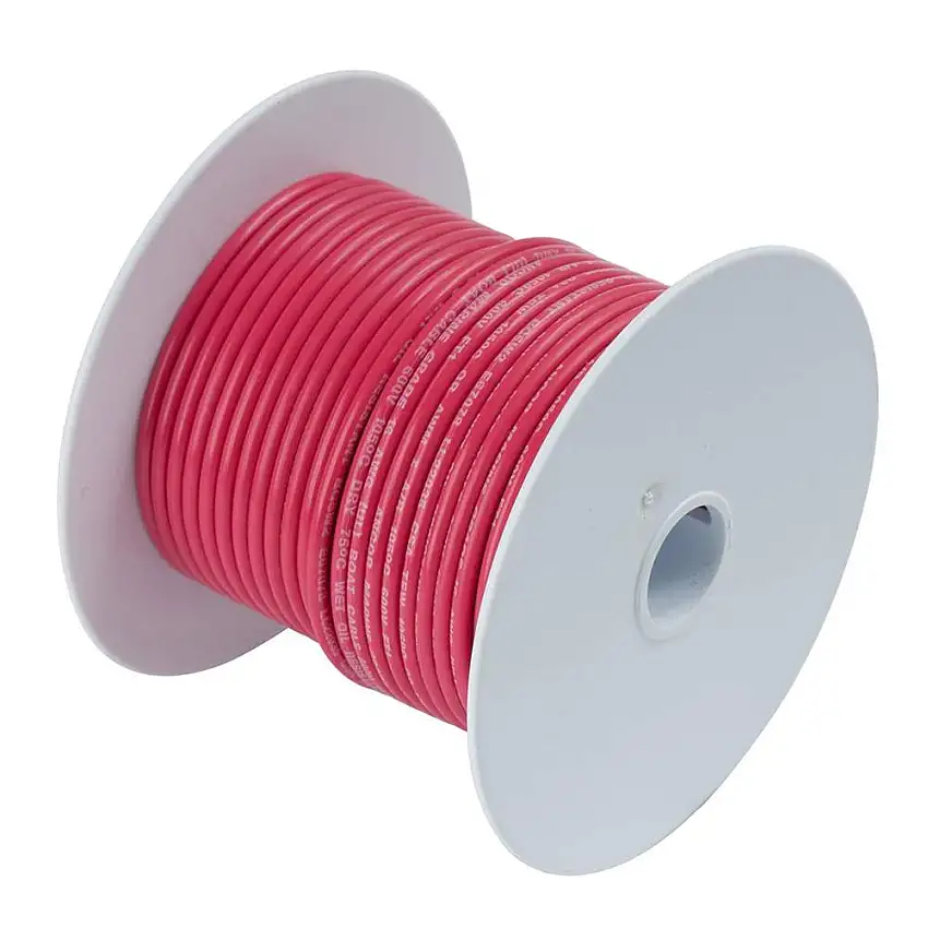 Ancor 25ft Red 2/0AWG Marine Grade Tinned Copper Battery Cable (117502)