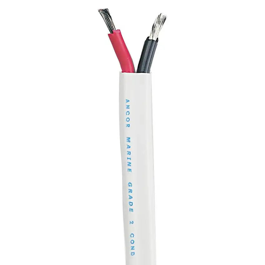 Ancor 250ft Standard Duplex Marine Grade Cable Flat 14/2AWG (121525)