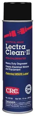 CRC 02120 Lectra Clean II Non-Chlorinated Heavy Duty Degreasers, 20 oz