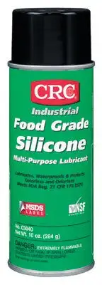 CRC 03040 Food Grade Silicone Lubricants, 16 oz Aerosol Can (12 Cans)