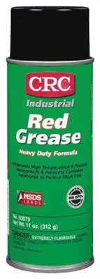 CRC 03079 Red Grease, 16 oz Aerosol Can (12 Cans)