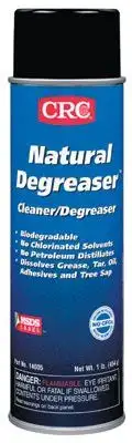 CRC 14005 Natural Degreaser Cleaners/Degreasers, 20 oz Aerosol Can (12