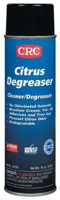 CRC 14170 Citrus Degreaser, 20 oz Aerosol Can (12 Cans)
