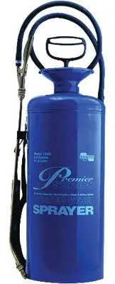 Chapin 1380 Premier Sprayer, TriPoxy Metal, 3 gal, 18" Extension, 42" Hose, Blue
