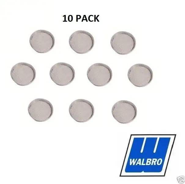 10 Pack Genuine Walbro 140-70-8 Carburetor Screen 5/16" OEM