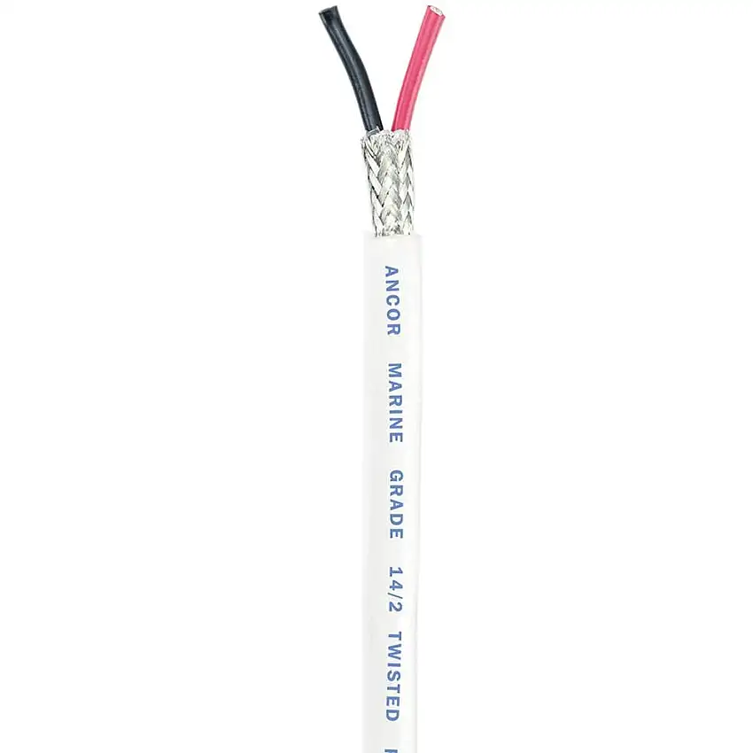 Ancor 100ft Twisted Pair with Shield 14/2 AWG (141410)