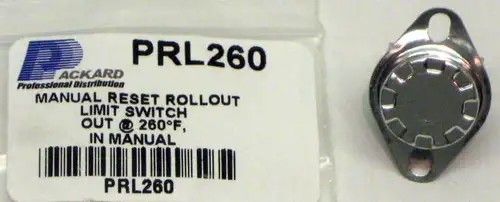PRL260 L260 Limit Thermostat Manual Reset For Furnace Unit Heaters 626350