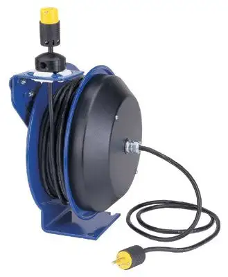 Coxreels PC13-5012-A PC13 Series Power Cord Reels, 12/3 AWG, 20 A, 50