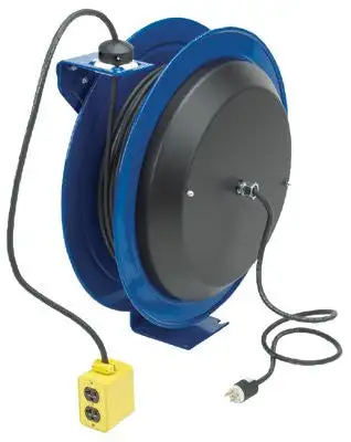 Coxreels PC13-5012-B PC13 Series Power Cord Reels, 12/3 AWG, 20 A, 50