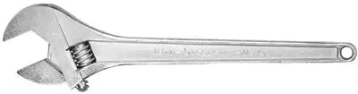 Crescent AC115 Chrome Adjustable Wrenches, 15 in Long, 1 11/16 in Opening, Chrome