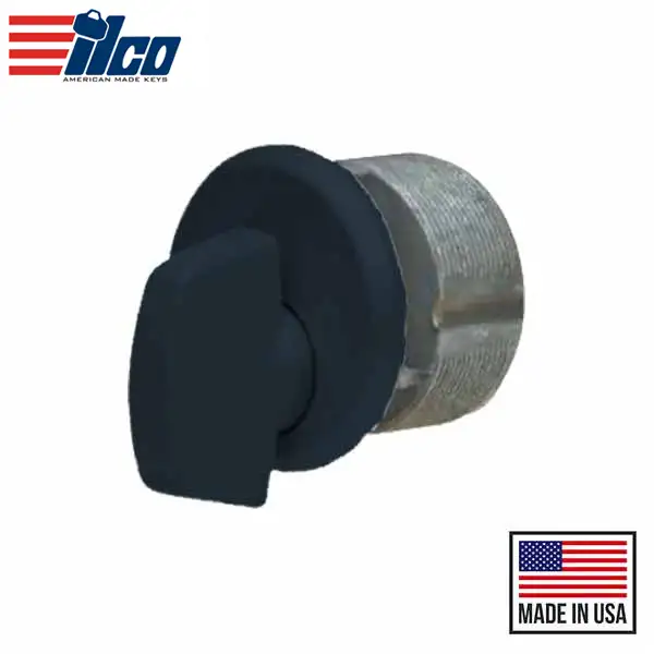 Ilco - Turnknob Mortise - AR Cam - Adams Rite - BLK - Black