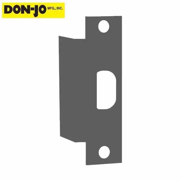 Don-Jo - Electric Strike Filler Plate - 4 7/8" x 1 1/4" - Duro Coated