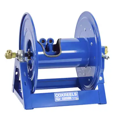 Coxreels 1275-6-50-C Dual Hose Hand Crank Hose Reel | 1275 Series | 1" Hose Diameter | 50' Hose Length | 3000 Max PSI | Less Hose