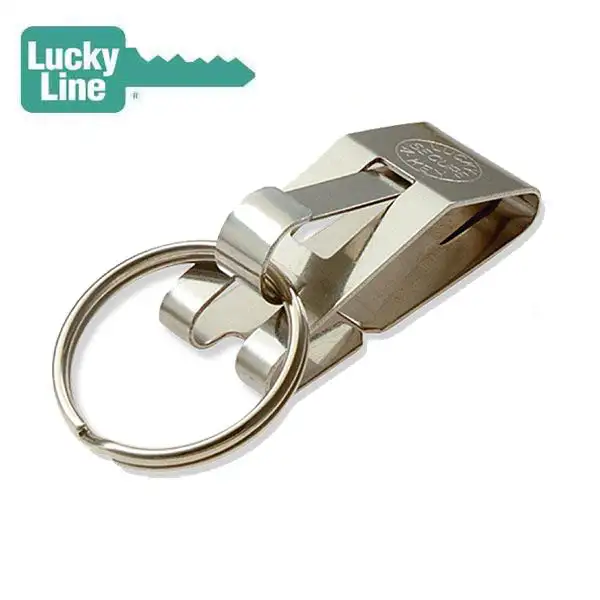 LuckyLine - 40501 - Secure-A-Key® Slip On - Spring Stainless Steel - 1 Pack