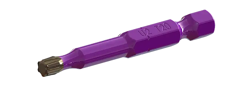 U2 #20 x 2" U BITS 2 PCS (B00220020X)