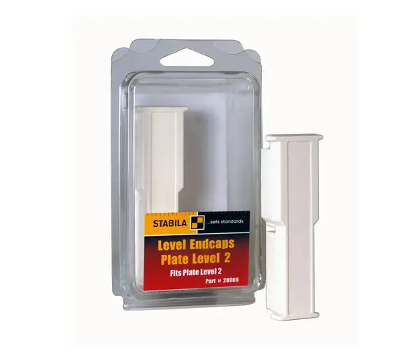 Stabila Type 196T Plate Level II End Caps (2) (20065)
