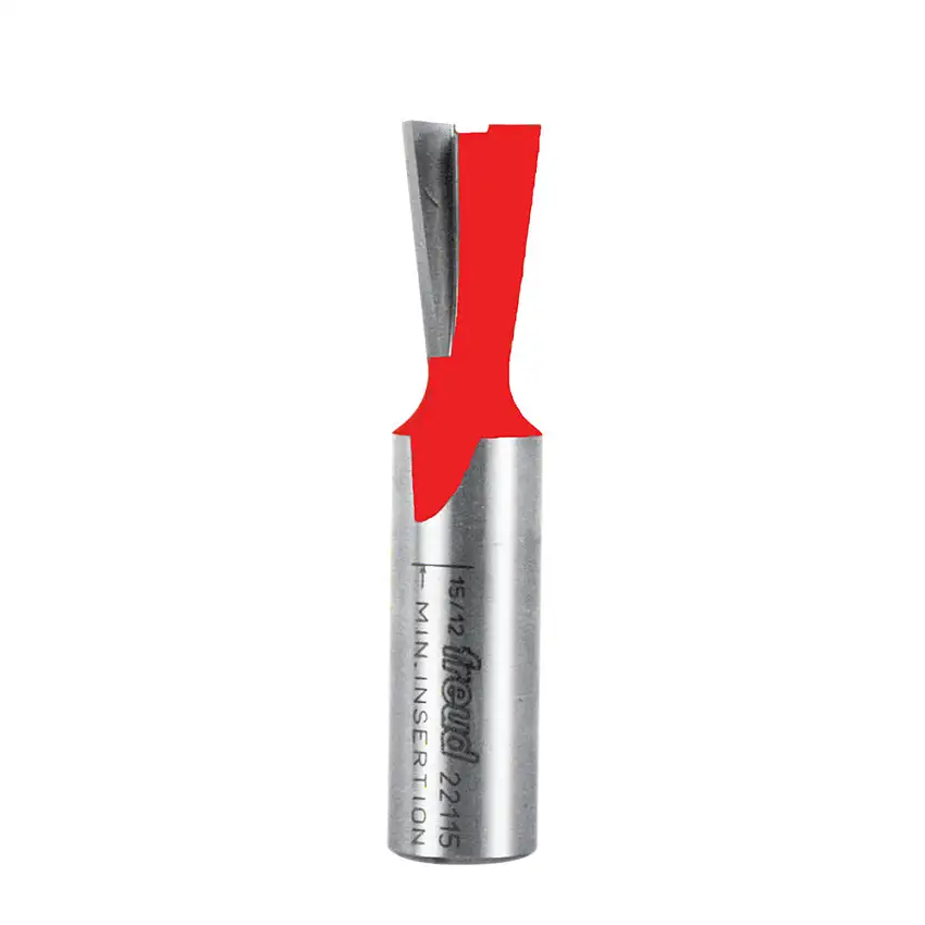 Freud 7° Dovetail Router Bit - 17/32" Diameter, 25/32" Cut, 1/2" Shank