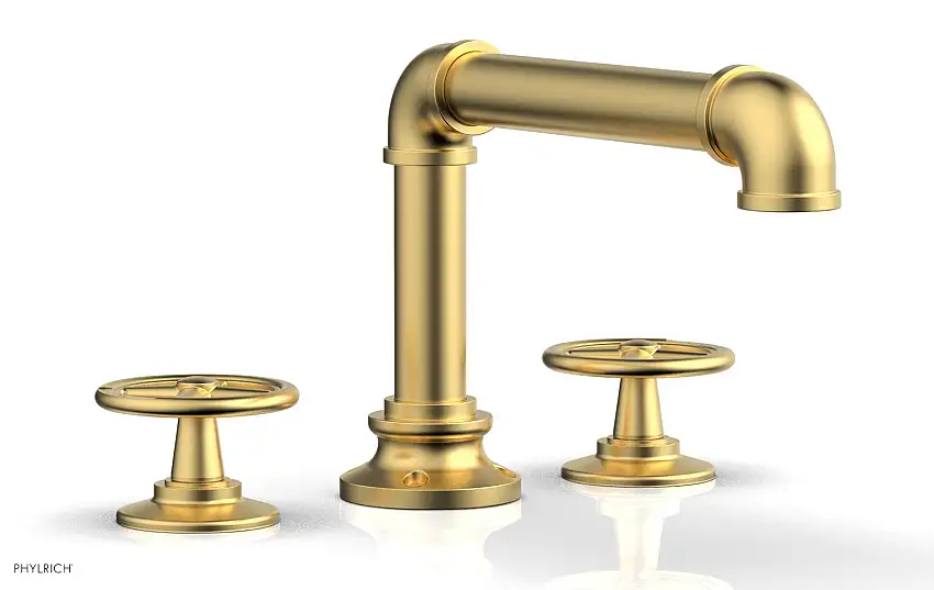 Phylrich WORKS 2 Deck Tub Set Cross Handles